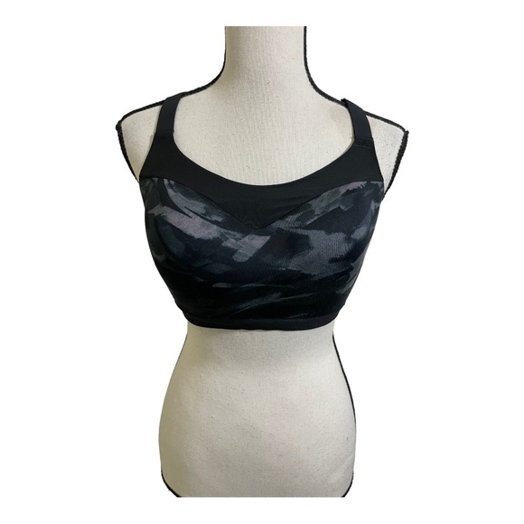 Victoria's Secret 36d Black On Point Incredible Sports Bra adjustable straps - Picture 1 of 8